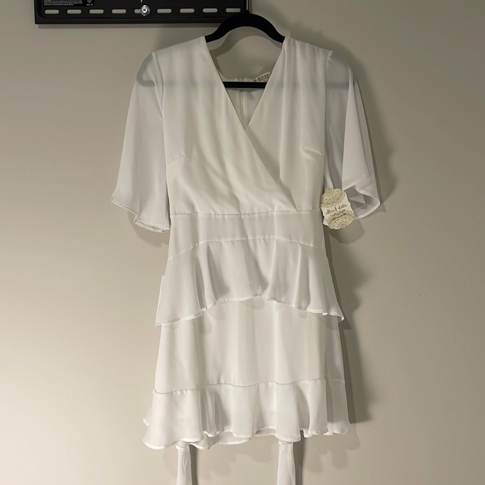 Altar’d State White Flowy dress